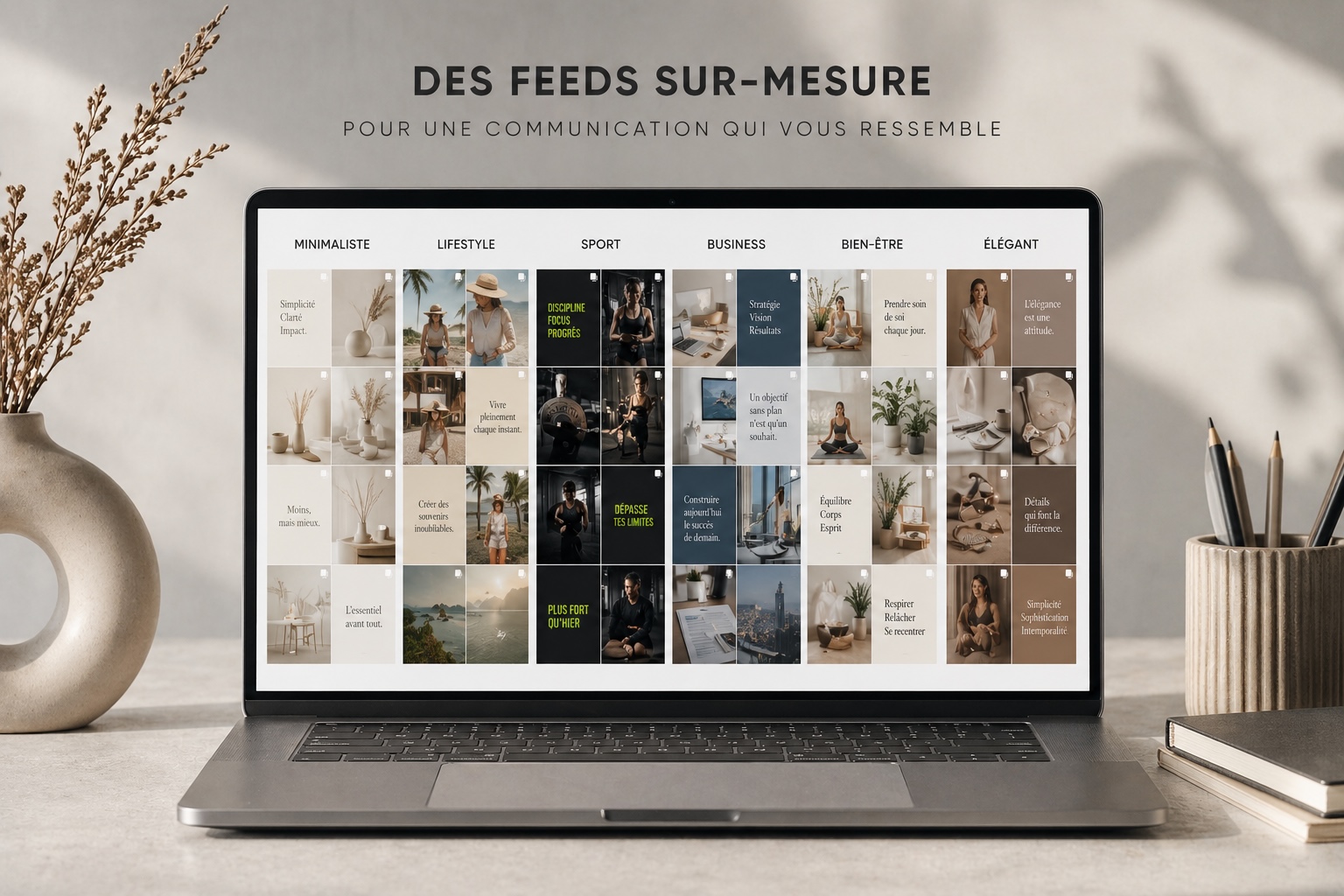 Des feeds sur-mesure